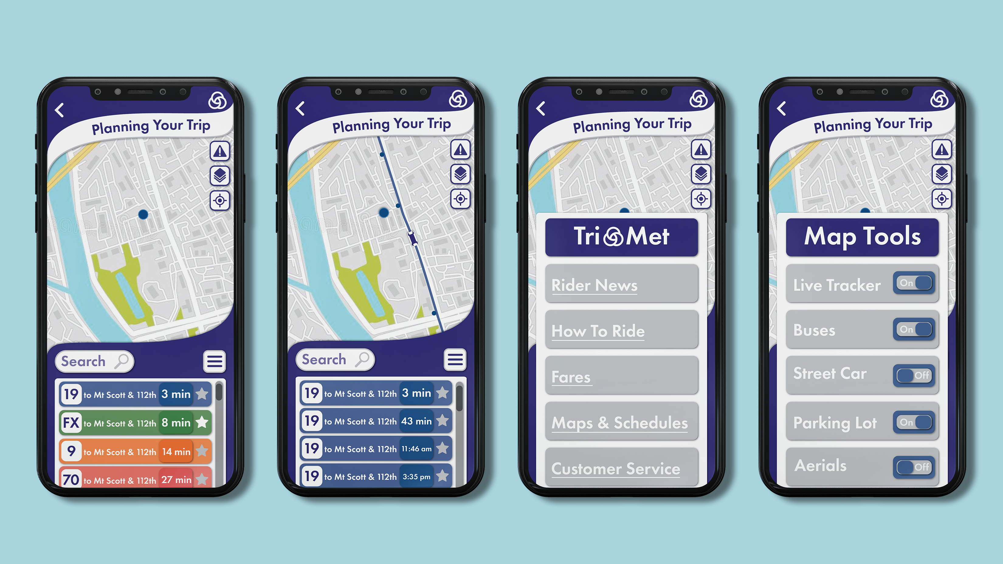 Tri-Met App Redesign